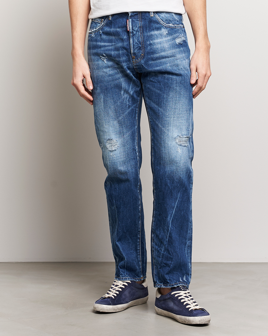 Hombres | Straight leg | Dsquared2 | 642 Jeans Medium Blue