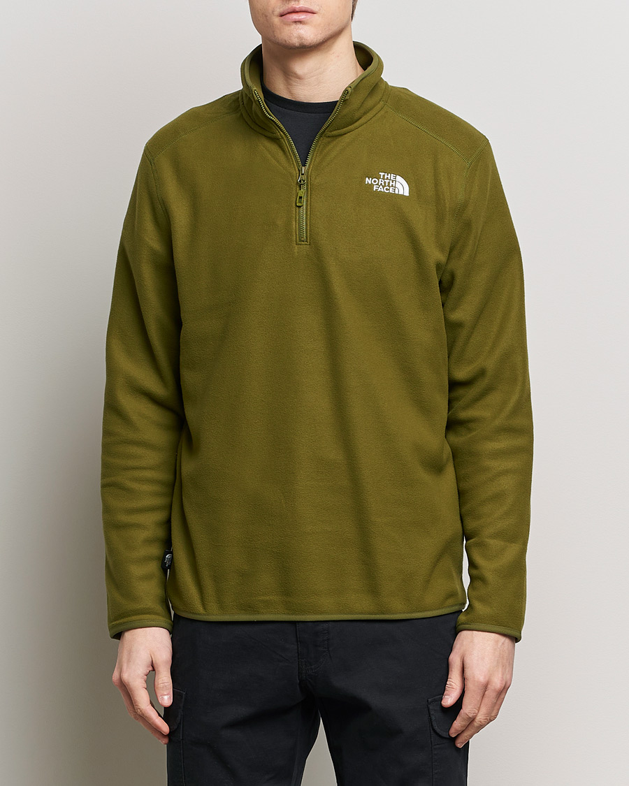 Hombres |  | The North Face | Glacier 1/4 Zip Fleece New Taupe Green