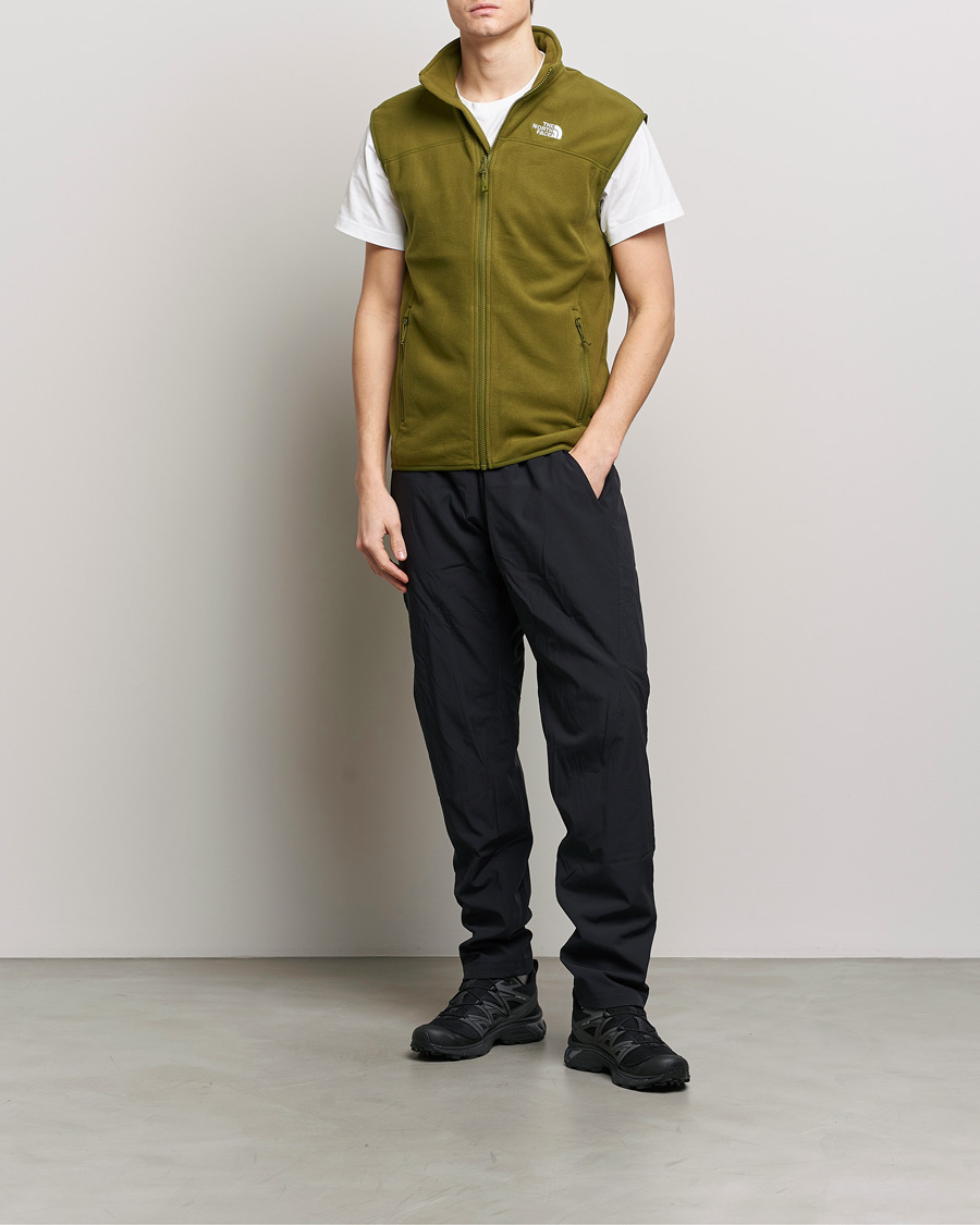 Hombres | Jerséis y prendas de punto | The North Face | Glaicer Fleece Vest New Taupe Green