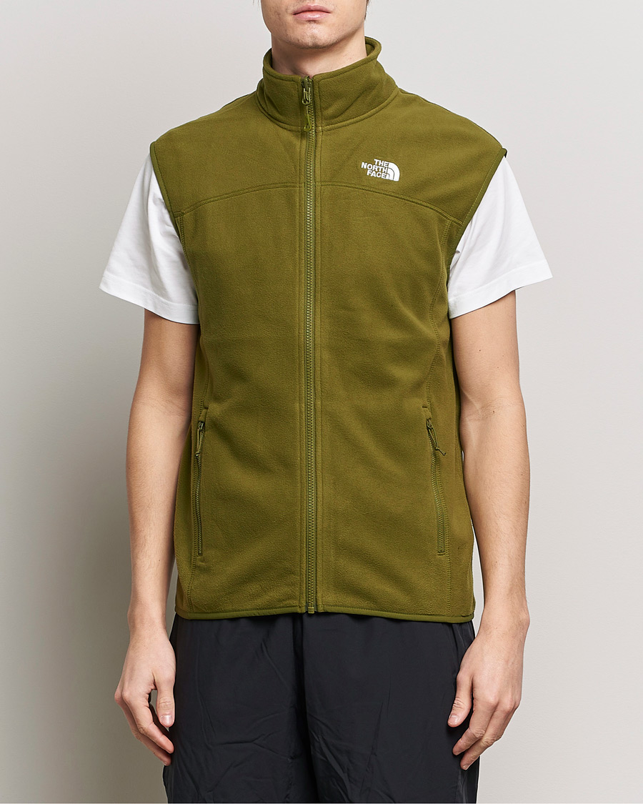 Hombres | Jerséis y prendas de punto | The North Face | Glaicer Fleece Vest New Taupe Green