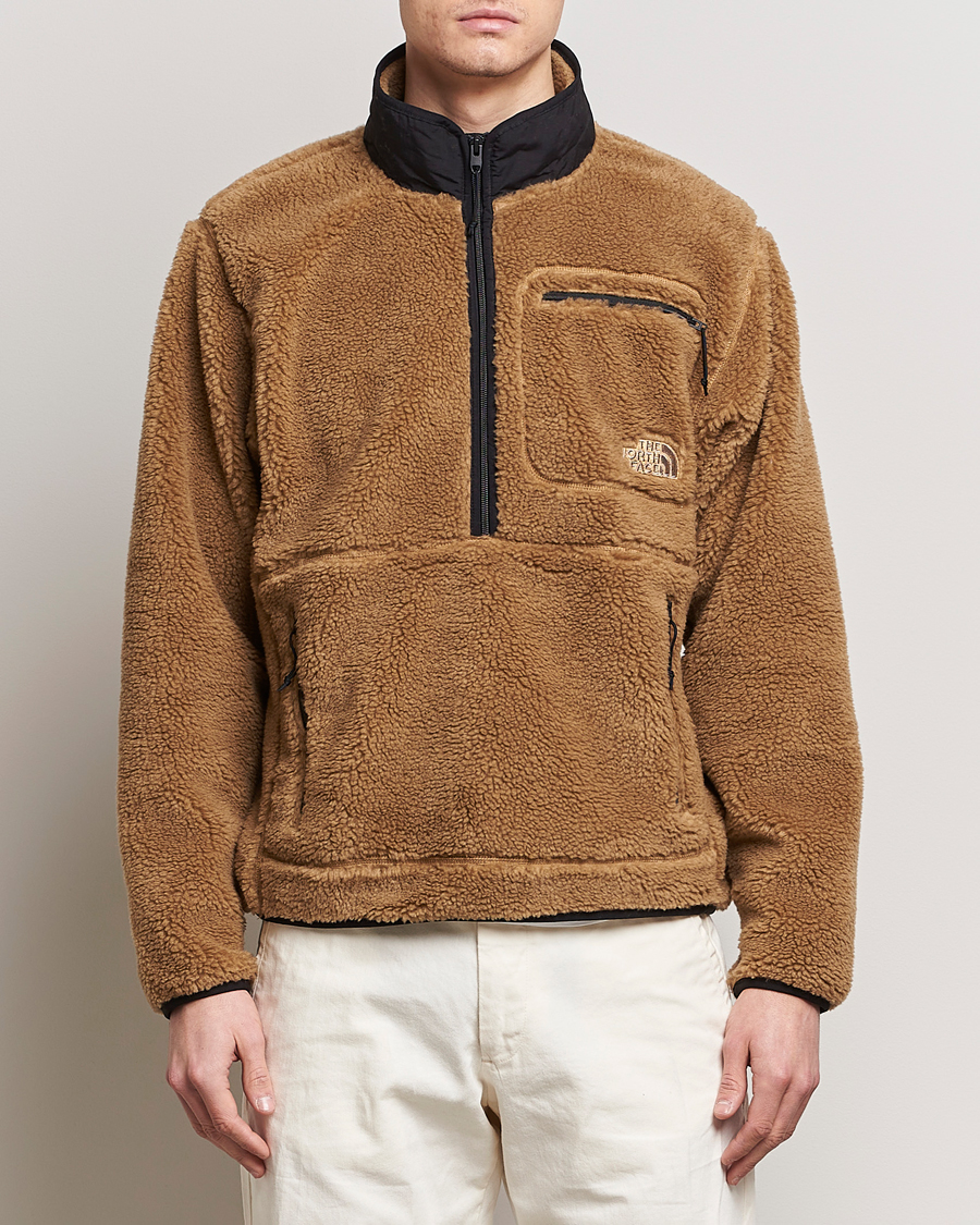 Hombres | The North Face | The North Face | Heritage Fleece Half Zip Utility Brown
