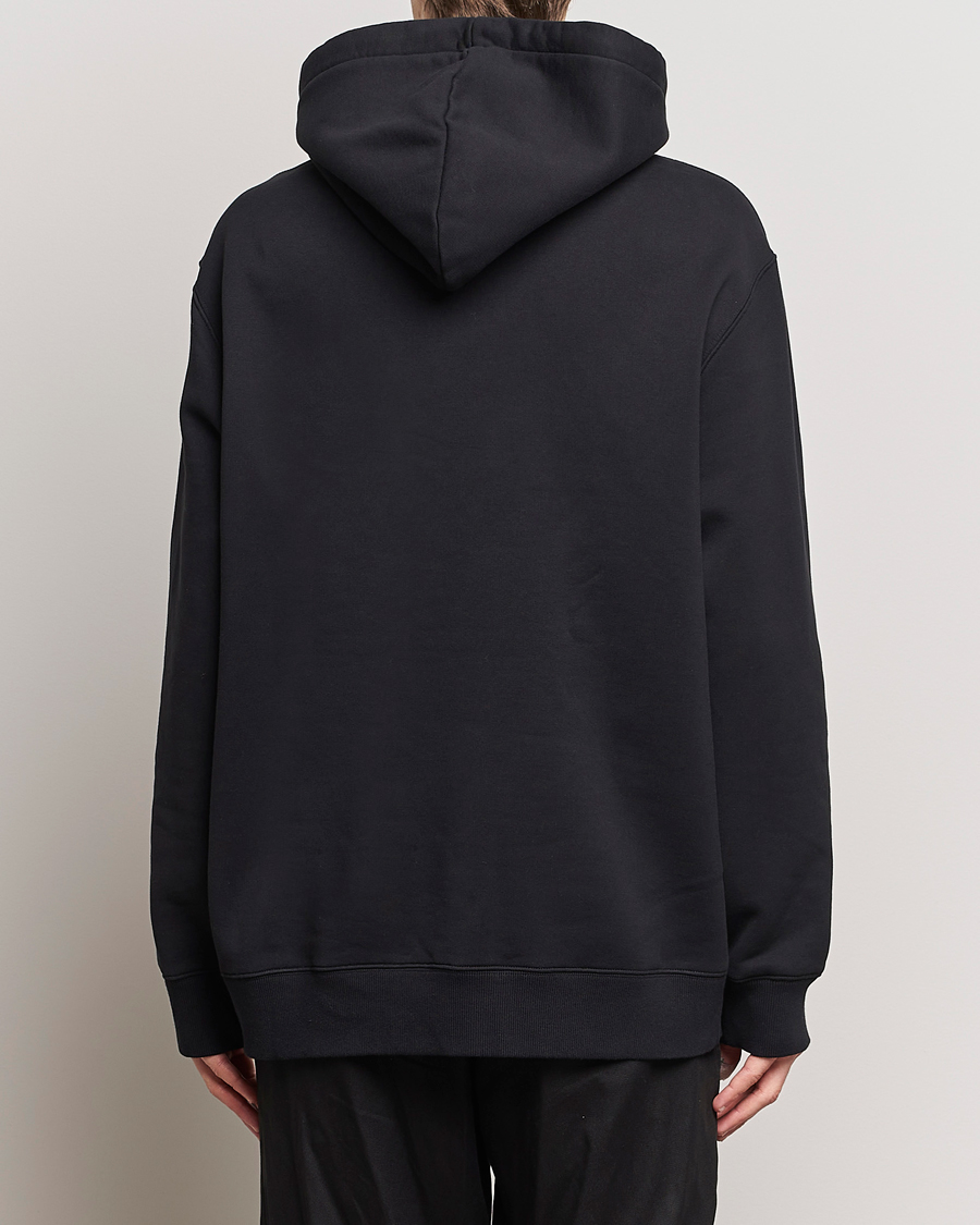 Hombres | Jerséis y prendas de punto | Lanvin | Embroidered Logo Hoodie Black