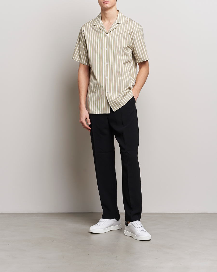 Hombres | Camisas | Lanvin | Short Sleeve Camp Shirt Green
