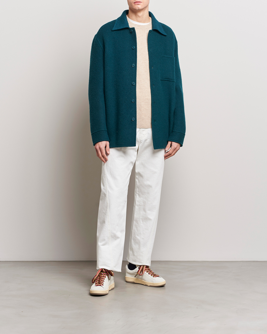 Hombres | Pantalones | Lanvin | Regular Fit 5-Pocket Pants Optic White