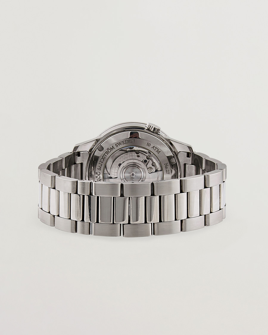 Hombres | Sjöö Sandström Pre-Owned Royal Steel Worldstimer 41mm SS-1841-WT Silver | Sjöö Sandström Pre-Owned | Royal Steel Worldstimer 41mm SS-1841-WT Silver