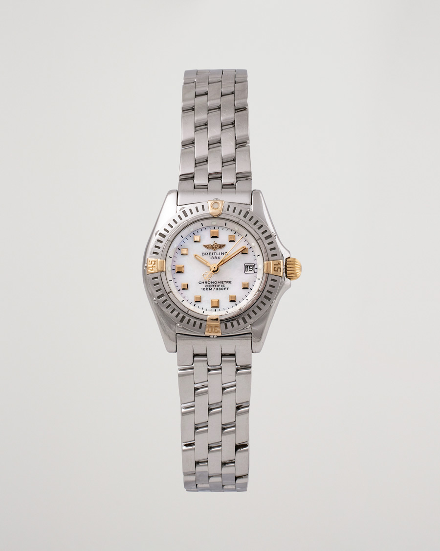 Hombres | Breitling Pre-Owned Callistino B72345 Mother of Pearl Silver | Breitling Pre-Owned | Callistino B72345 Mother of Pearl Silver