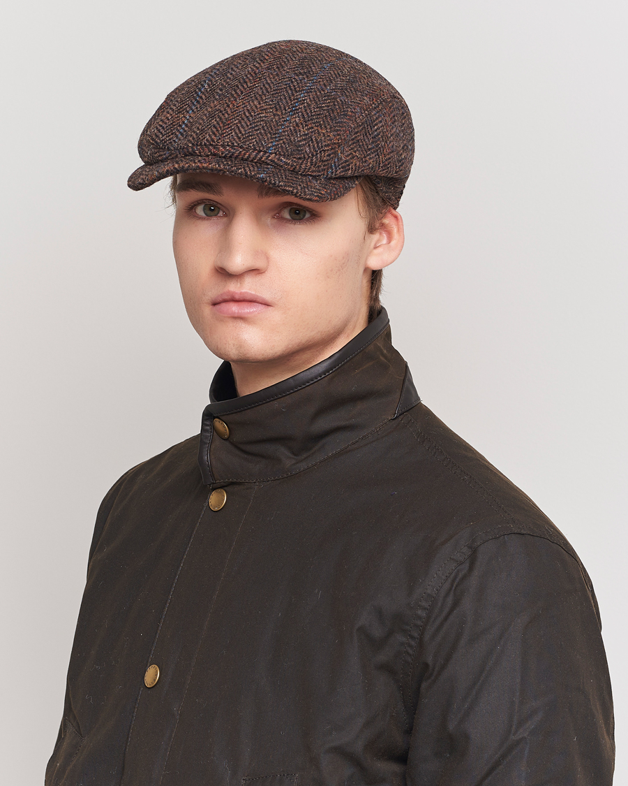 Hombres | Sombreros y gorras | Wigéns | Ivy Contemporary Wool Dark Brown