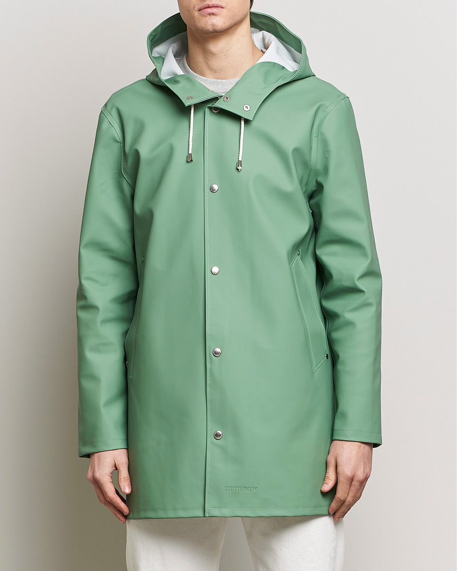 Hombres | Abrigos y chaquetas | Stutterheim | Stockholm Raincoat Green