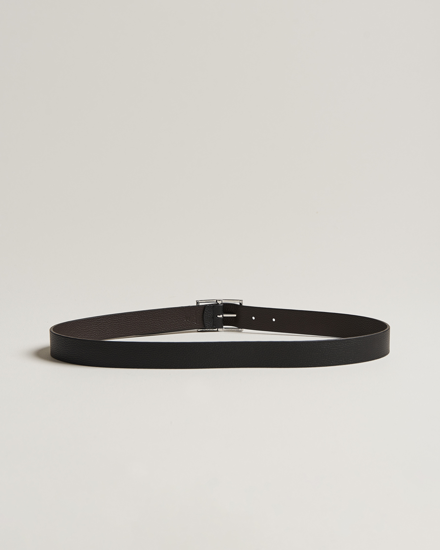 Hombres | Anderson's Reversible Grained Leather Belt 3 cm Black/Brown | Anderson's | Reversible Grained Leather Belt 3 cm Black/Brown