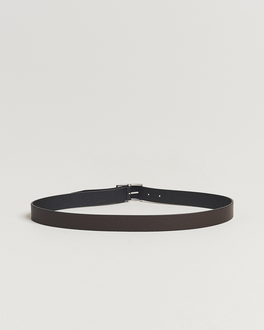 Hombres | Anderson's Reversible Grained Leather Belt 3 cm Black/Brown | Anderson's | Reversible Grained Leather Belt 3 cm Black/Brown