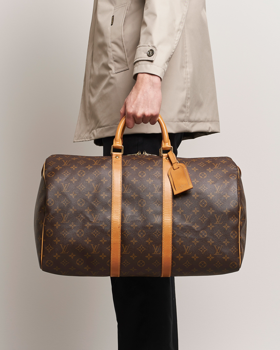 Hombres |  | Louis Vuitton Pre-Owned | Keepall 50 Bag Monogram 
