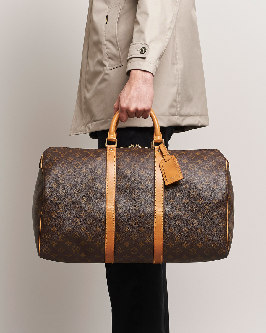 Hombres | Louis Vuitton Pre-Owned Keepall 50 Bag Monogram | Louis Vuitton Pre-Owned | Keepall 50 Bag Monogram