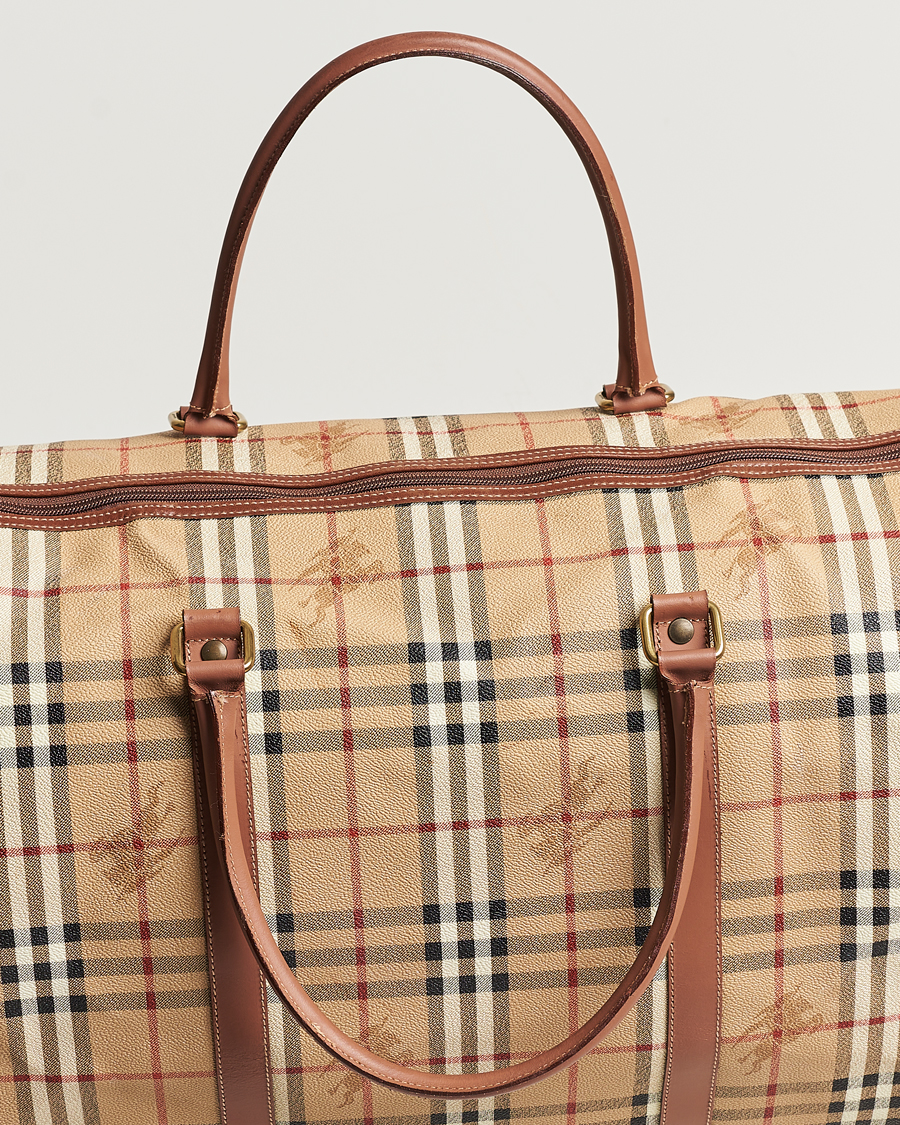 Hombres | Burberry Pre-Owned Duffle Bag Haymarket Check | Burberry Pre-Owned | Duffle Bag Haymarket Check