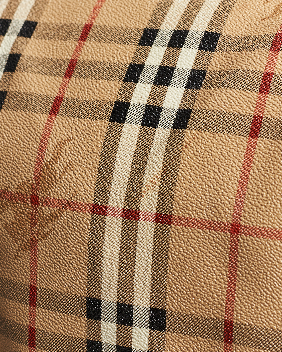 Hombres | Burberry Pre-Owned Duffle Bag Haymarket Check | Burberry Pre-Owned | Duffle Bag Haymarket Check