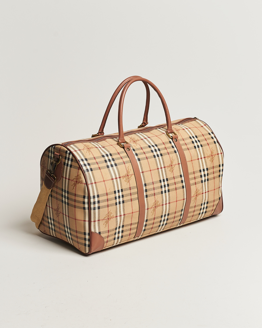 Hombres | Burberry Pre-Owned Duffle Bag Haymarket Check | Burberry Pre-Owned | Duffle Bag Haymarket Check