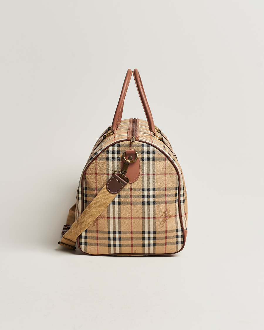 Hombres | Burberry Pre-Owned Duffle Bag Haymarket Check | Burberry Pre-Owned | Duffle Bag Haymarket Check
