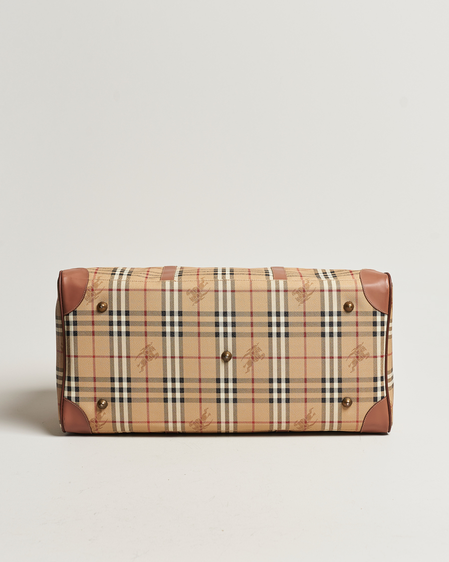 Hombres | Burberry Pre-Owned Duffle Bag Haymarket Check | Burberry Pre-Owned | Duffle Bag Haymarket Check