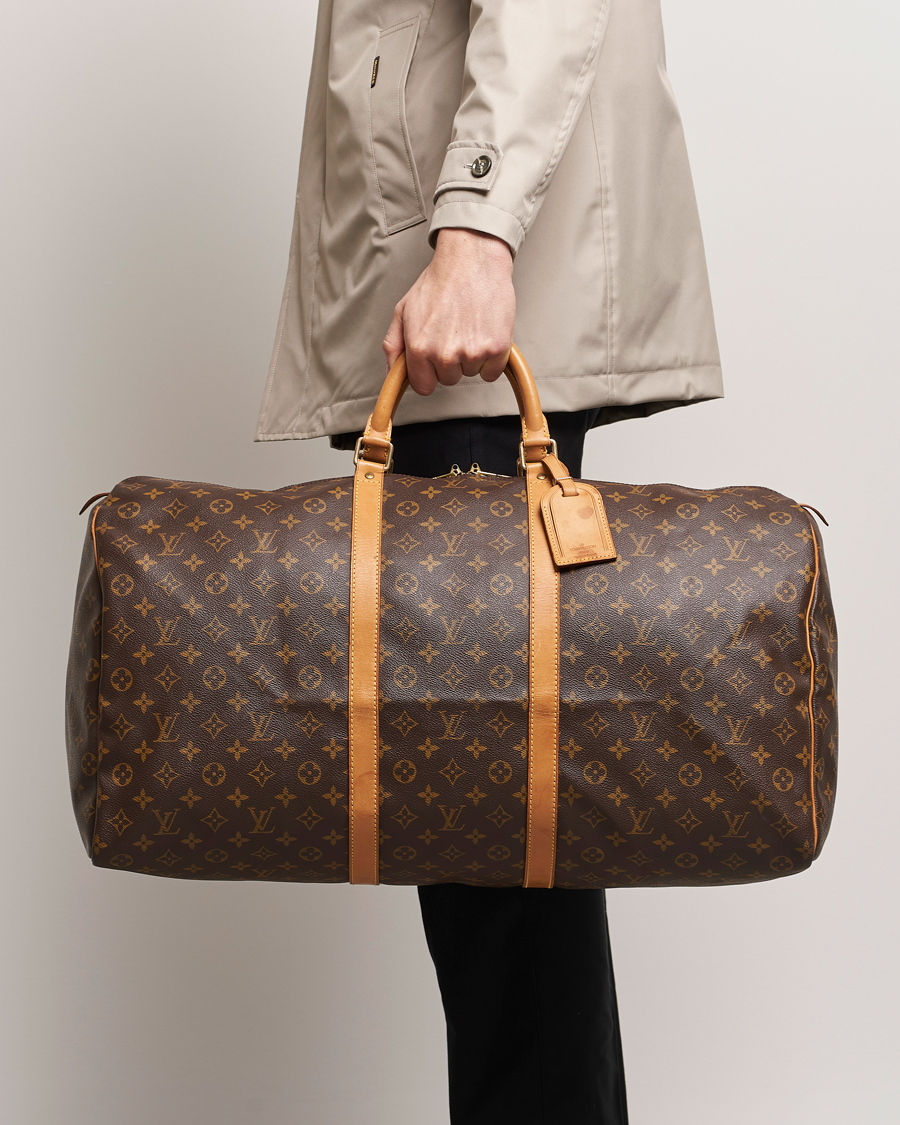 Hombres | Louis Vuitton Pre-Owned Keepall 60 Bag Monogram | Louis Vuitton Pre-Owned | Keepall 60 Bag Monogram