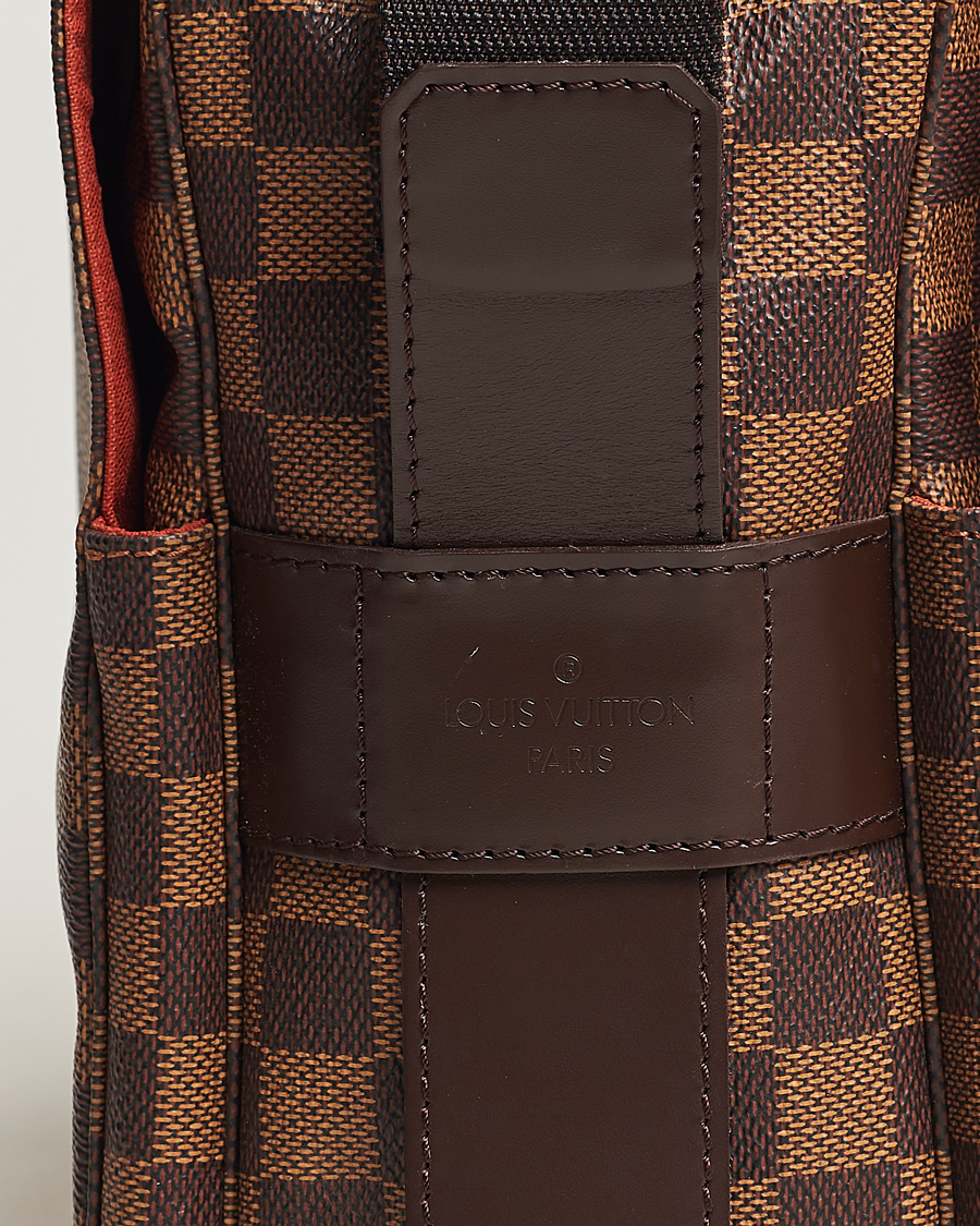 Hombres | Louis Vuitton Pre-Owned Naviglio Messenger Bag Damier Ebene | Louis Vuitton Pre-Owned | Naviglio Messenger Bag Damier Ebene