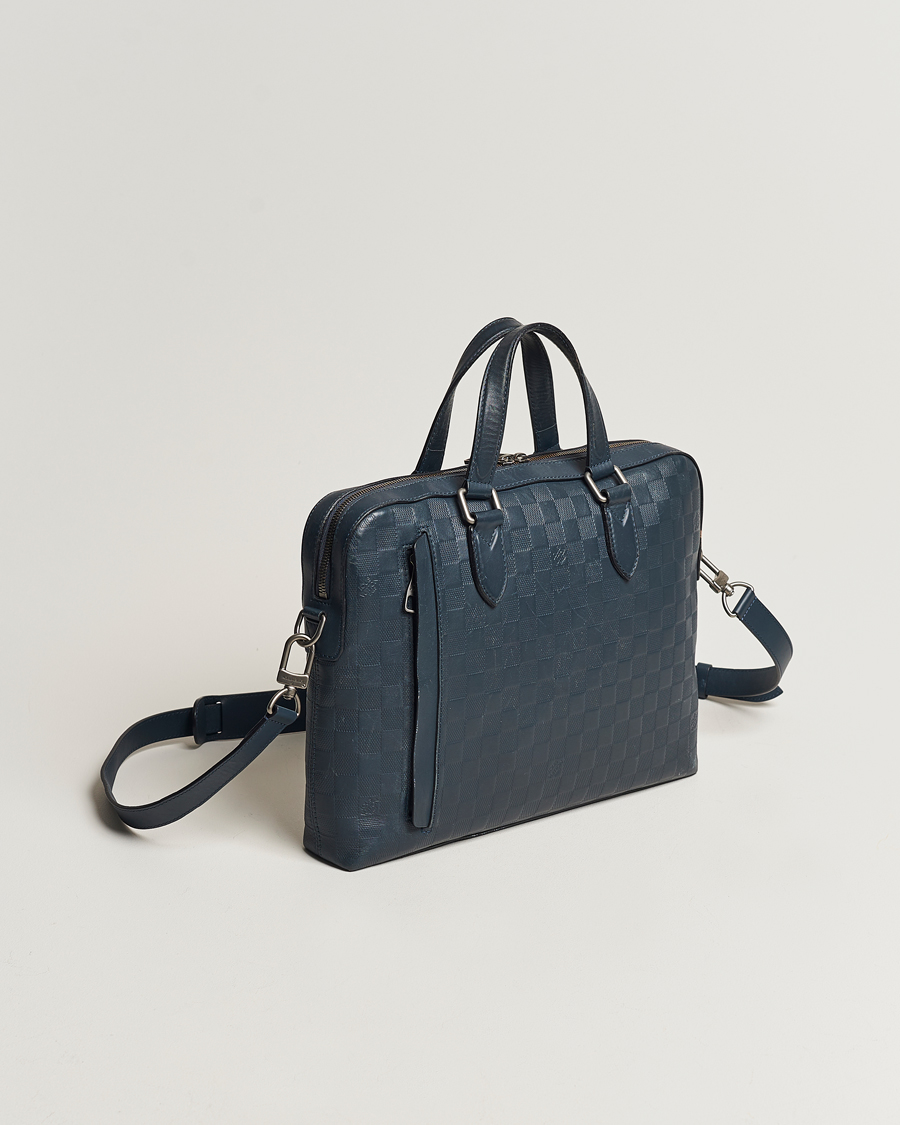 Hombres | Louis Vuitton Pre-Owned Porte-Documents Studio Cosmos Damier Infini | Louis Vuitton Pre-Owned | Porte-Documents Studio Cosmos Damier Infini