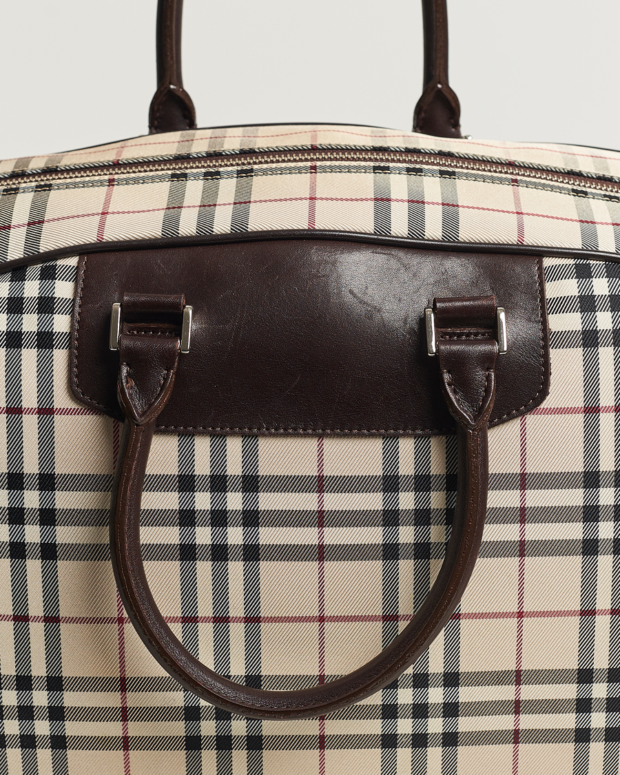Hombres | Burberry Pre-Owned Travel Bag House Check | Burberry Pre-Owned | Travel Bag House Check