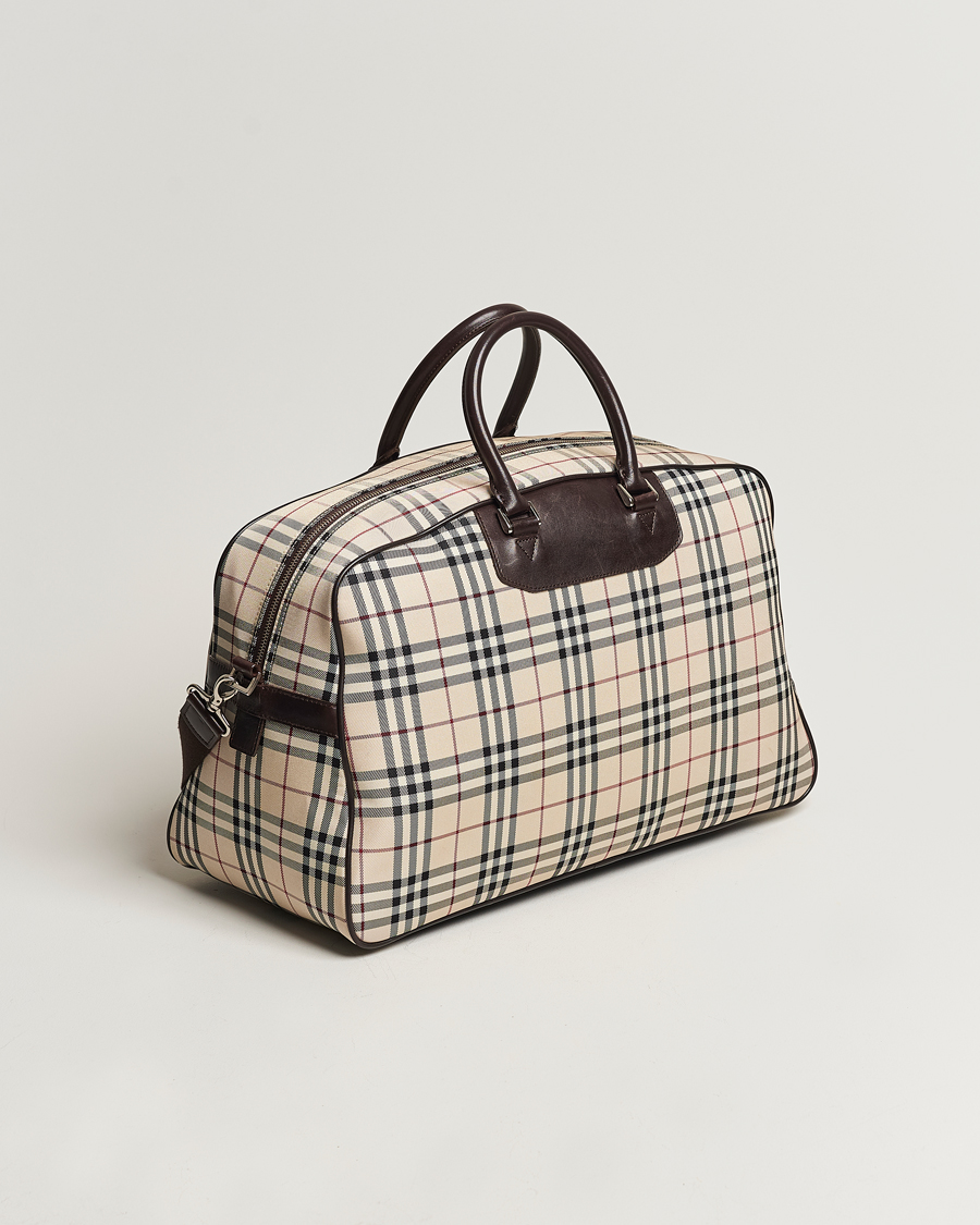 Hombres | Burberry Pre-Owned Travel Bag House Check | Burberry Pre-Owned | Travel Bag House Check