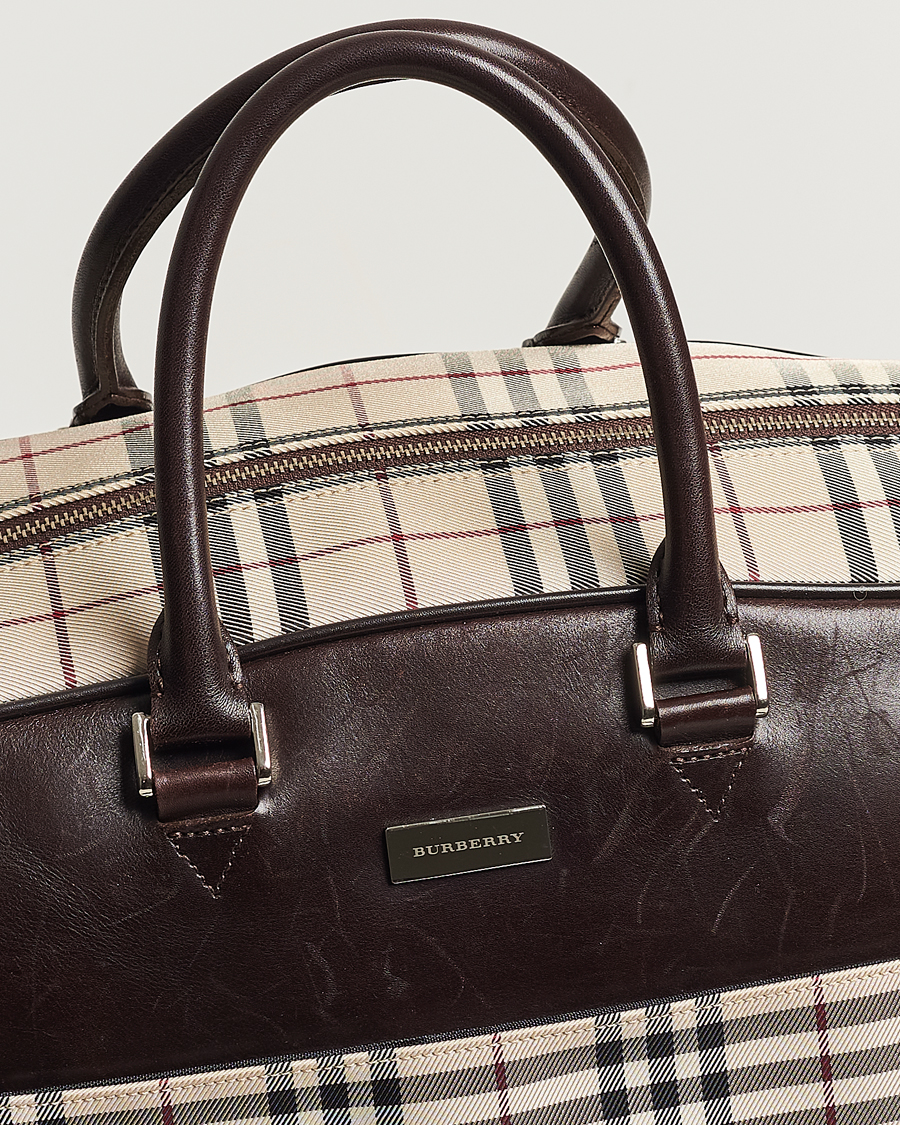Hombres | Burberry Pre-Owned Travel Bag House Check | Burberry Pre-Owned | Travel Bag House Check