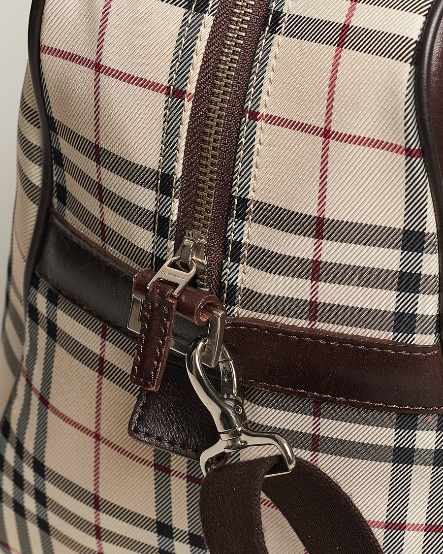 Hombres | Burberry Pre-Owned Travel Bag House Check | Burberry Pre-Owned | Travel Bag House Check