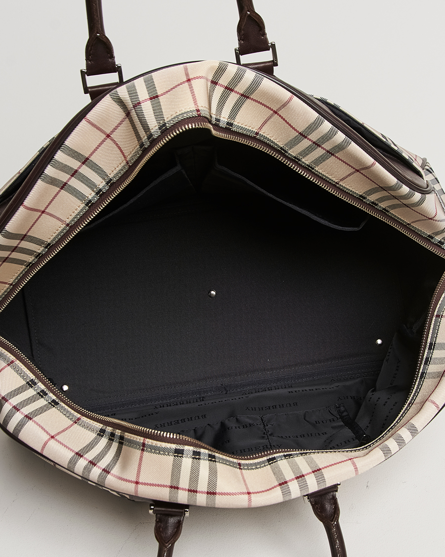 Hombres | Burberry Pre-Owned Travel Bag House Check | Burberry Pre-Owned | Travel Bag House Check