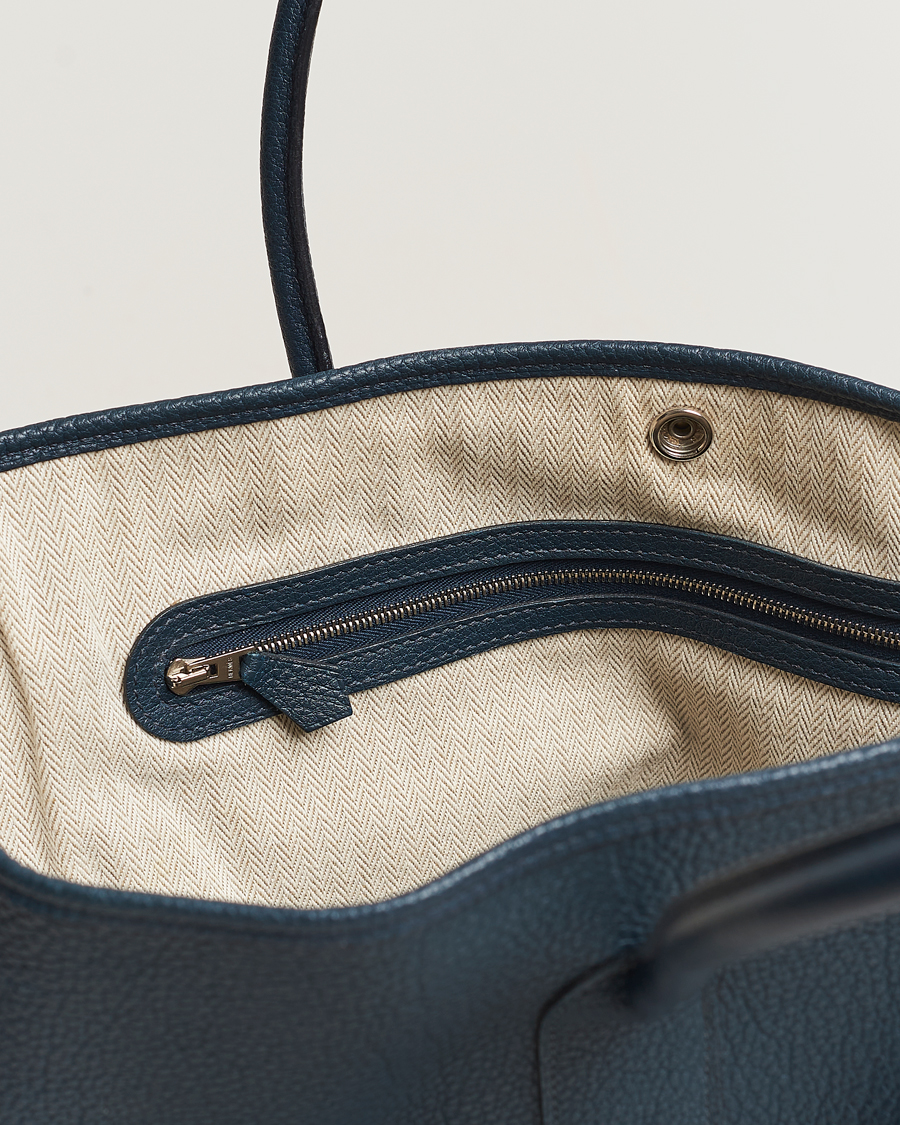 Hombres | Hermès Pre-Owned Garden Party 36 Tote Togo Blue | Hermès Pre-Owned | Garden Party 36 Tote Togo Blue