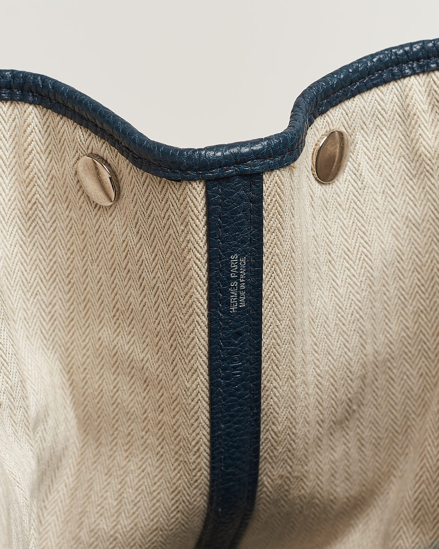 Hombres | Hermès Pre-Owned Garden Party 36 Tote Togo Blue | Hermès Pre-Owned | Garden Party 36 Tote Togo Blue