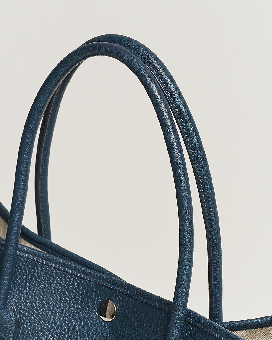 Hombres | Hermès Pre-Owned Garden Party 36 Tote Togo Blue | Hermès Pre-Owned | Garden Party 36 Tote Togo Blue