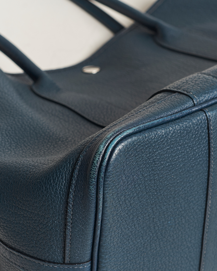 Hombres | Hermès Pre-Owned Garden Party 36 Tote Togo Blue | Hermès Pre-Owned | Garden Party 36 Tote Togo Blue