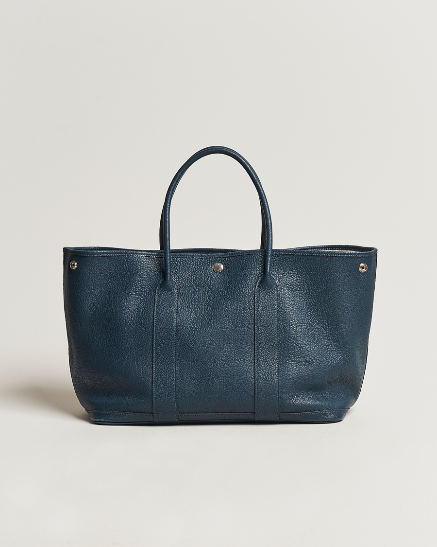 Hombres | Hermès Pre-Owned Garden Party 36 Tote Togo Blue | Hermès Pre-Owned | Garden Party 36 Tote Togo Blue