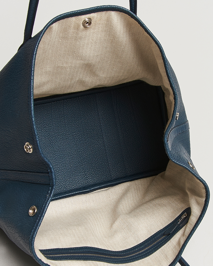 Hombres | Hermès Pre-Owned Garden Party 36 Tote Togo Blue | Hermès Pre-Owned | Garden Party 36 Tote Togo Blue