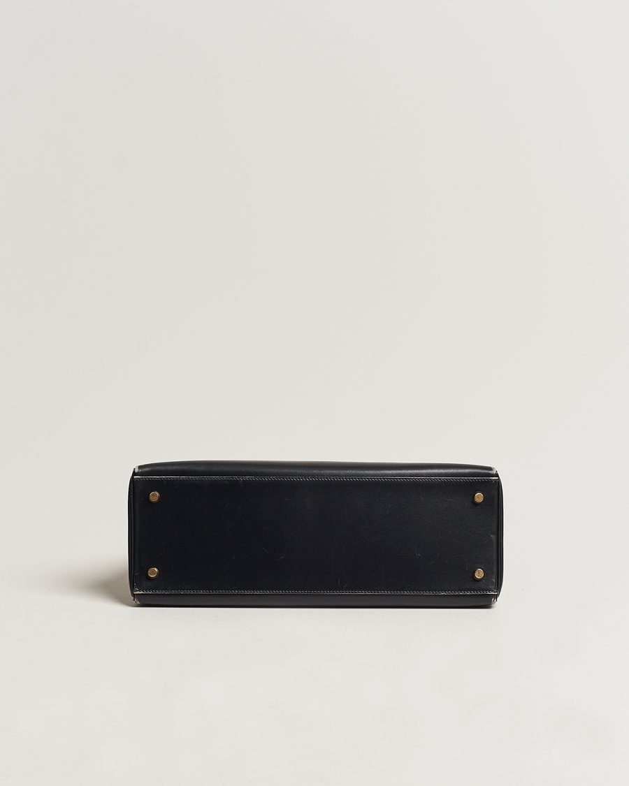 Hombres | Hermès Pre-Owned Kelly 35 Handbag Black | Hermès Pre-Owned | Kelly 35 Handbag Black