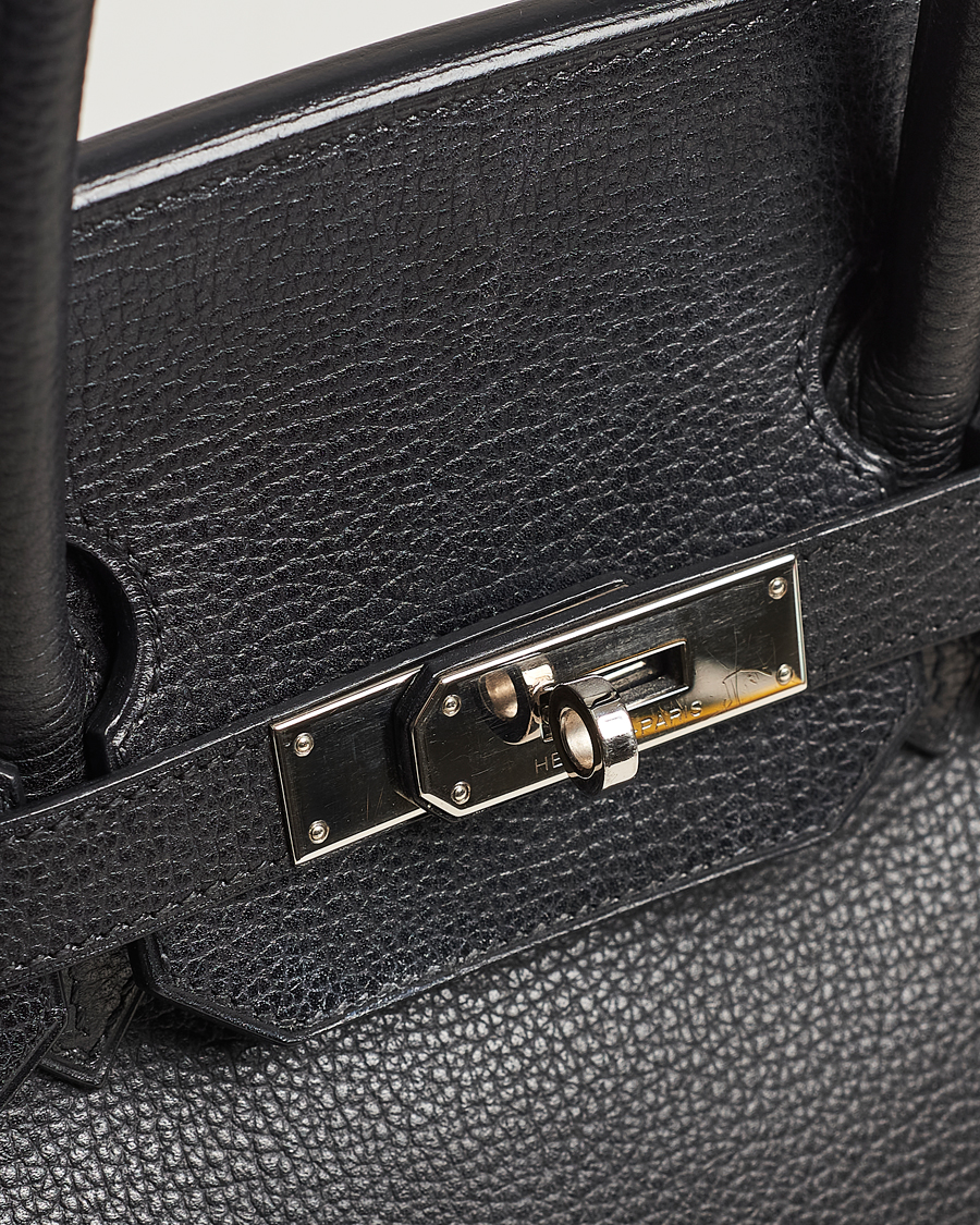 Hombres | Hermès Pre-Owned Birkin Bag 35 Togo Black | Hermès Pre-Owned | Birkin Bag 35 Togo Black
