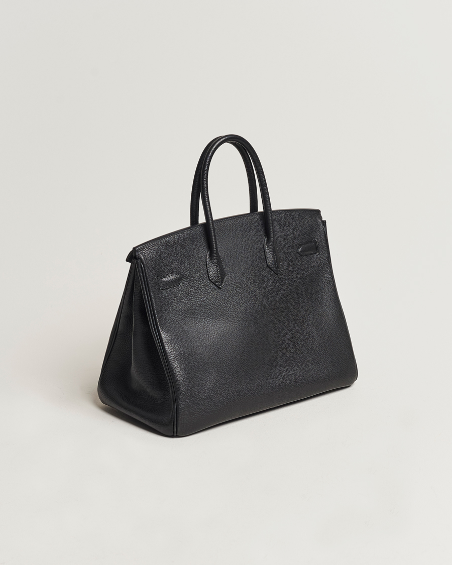 Hombres | Hermès Pre-Owned Birkin Bag 35 Togo Black | Hermès Pre-Owned | Birkin Bag 35 Togo Black