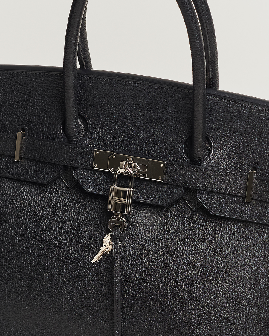 Hombres | Hermès Pre-Owned Birkin Bag 35 Togo Black | Hermès Pre-Owned | Birkin Bag 35 Togo Black