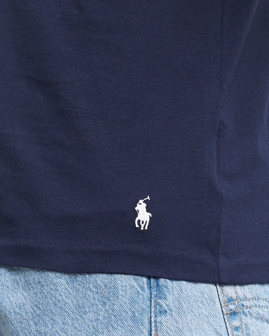 Hombres | Camisetas | Polo Ralph Lauren | 3-Pack Crew Neck T-Shirt Green/Blue/Navy