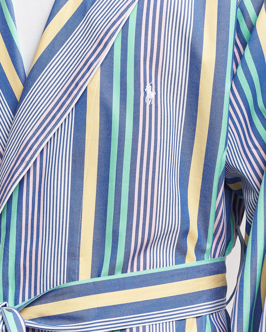 Hombres | Pijamas y batas | Polo Ralph Lauren | Oxford Striped Robe Blue/White
