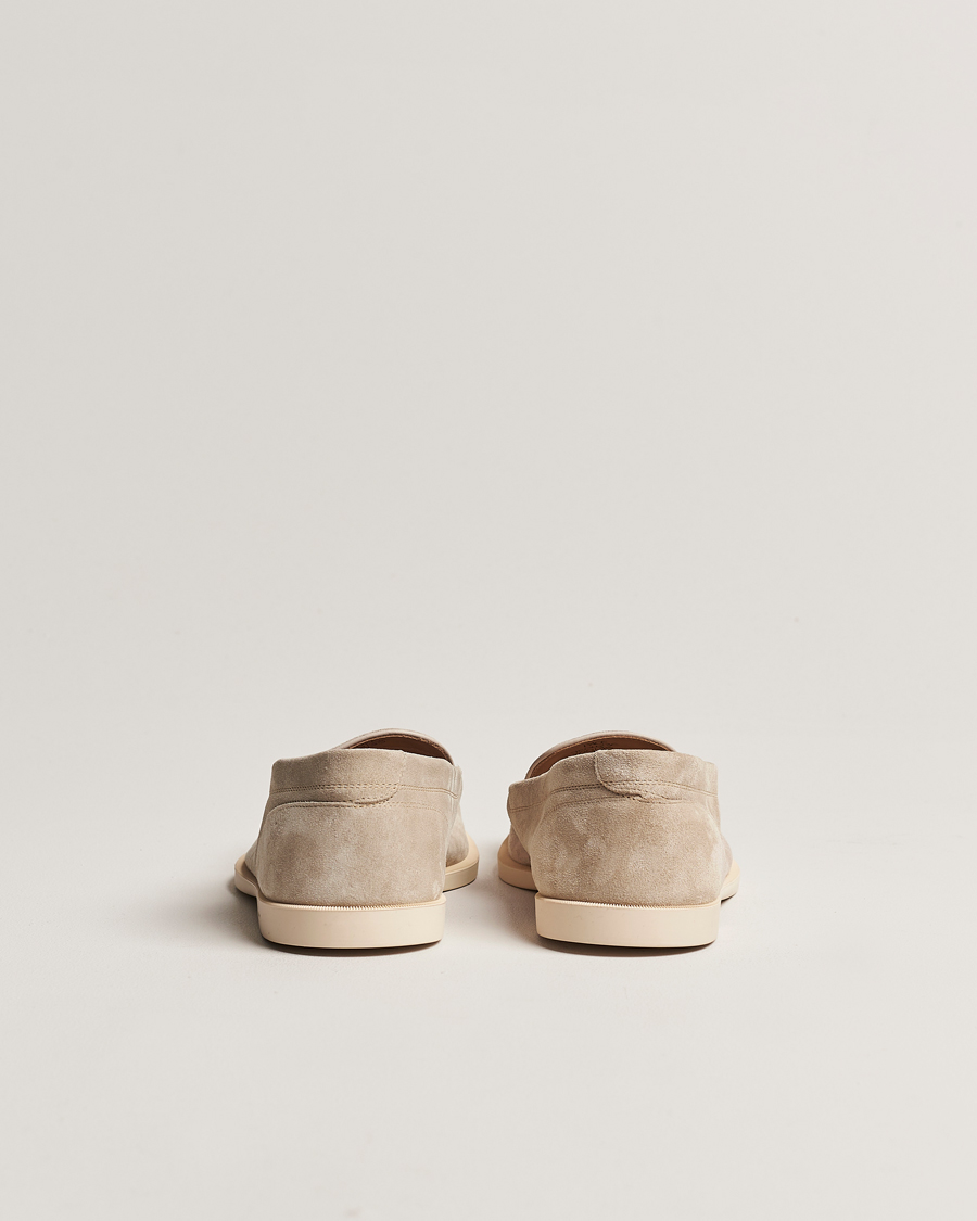Hombres | John Lobb Pace Summer Loafer Sand Suede | John Lobb | Pace Summer Loafer Sand Suede