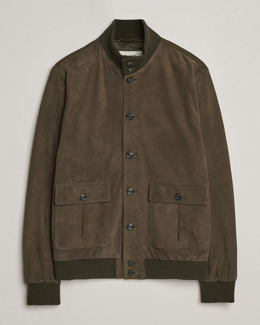 Hombres | Abrigos y chaquetas | Valstar | Valstarino Suede Jacket Muschio