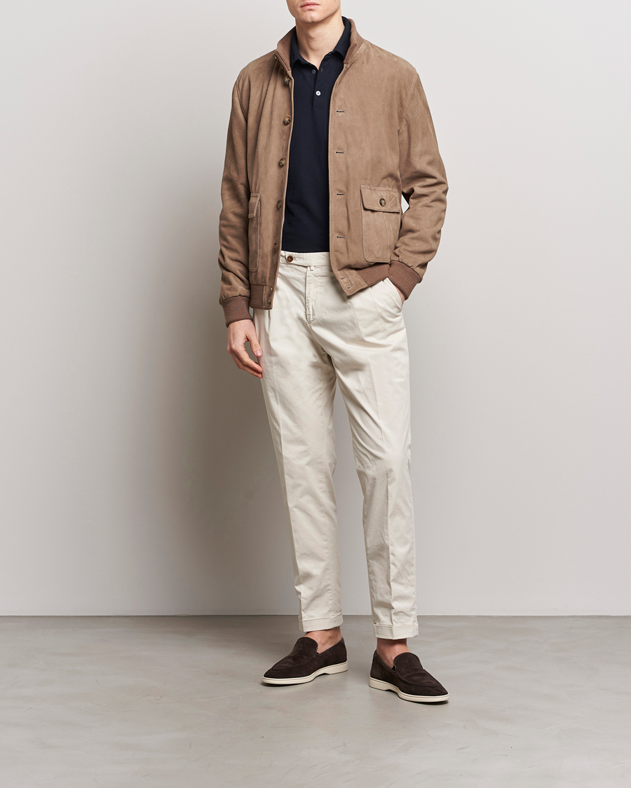 Hombres | Abrigos y chaquetas | Valstar | Valstarino Suede Jacket Greige