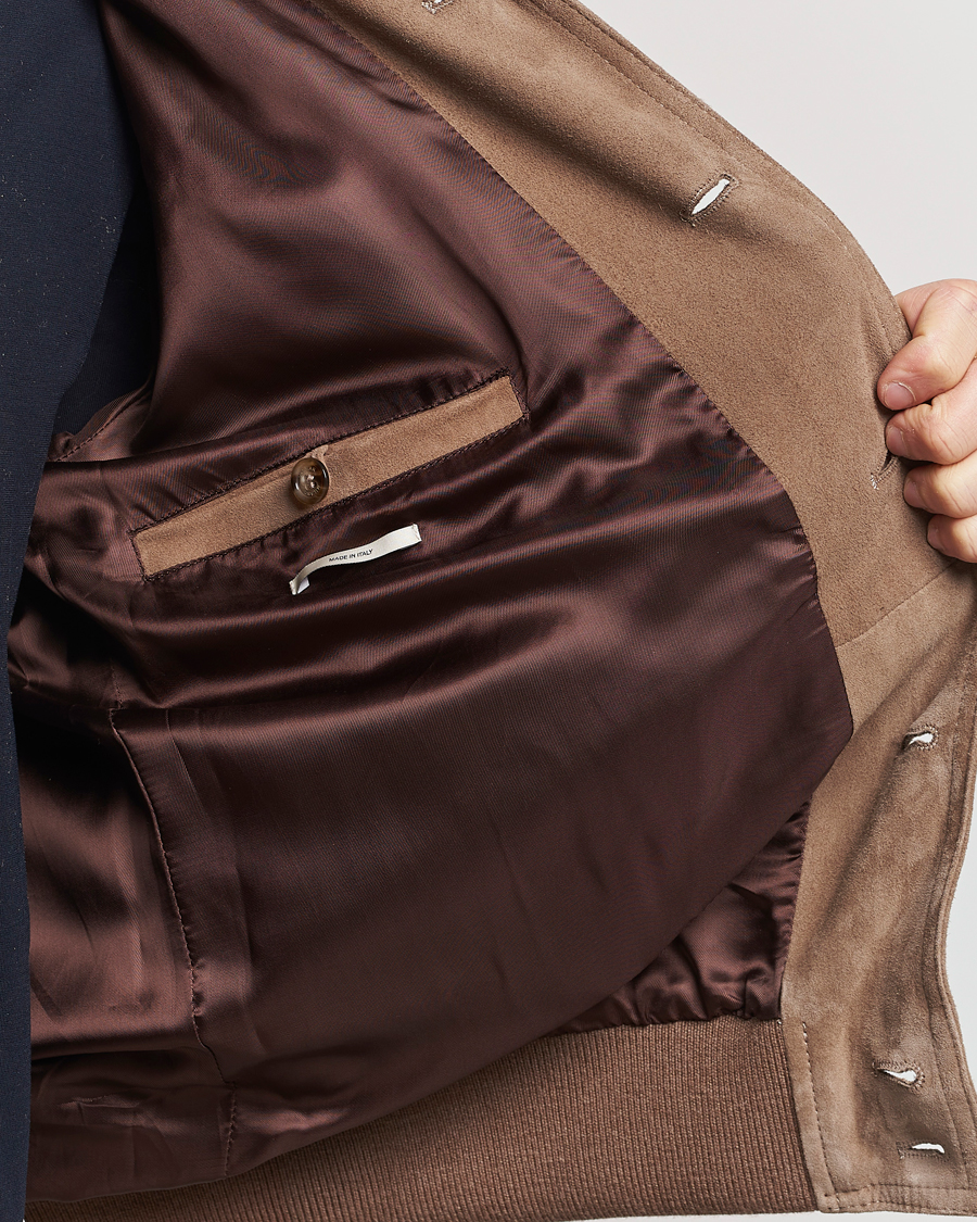 Hombres | Abrigos y chaquetas | Valstar | Valstarino Suede Jacket Greige