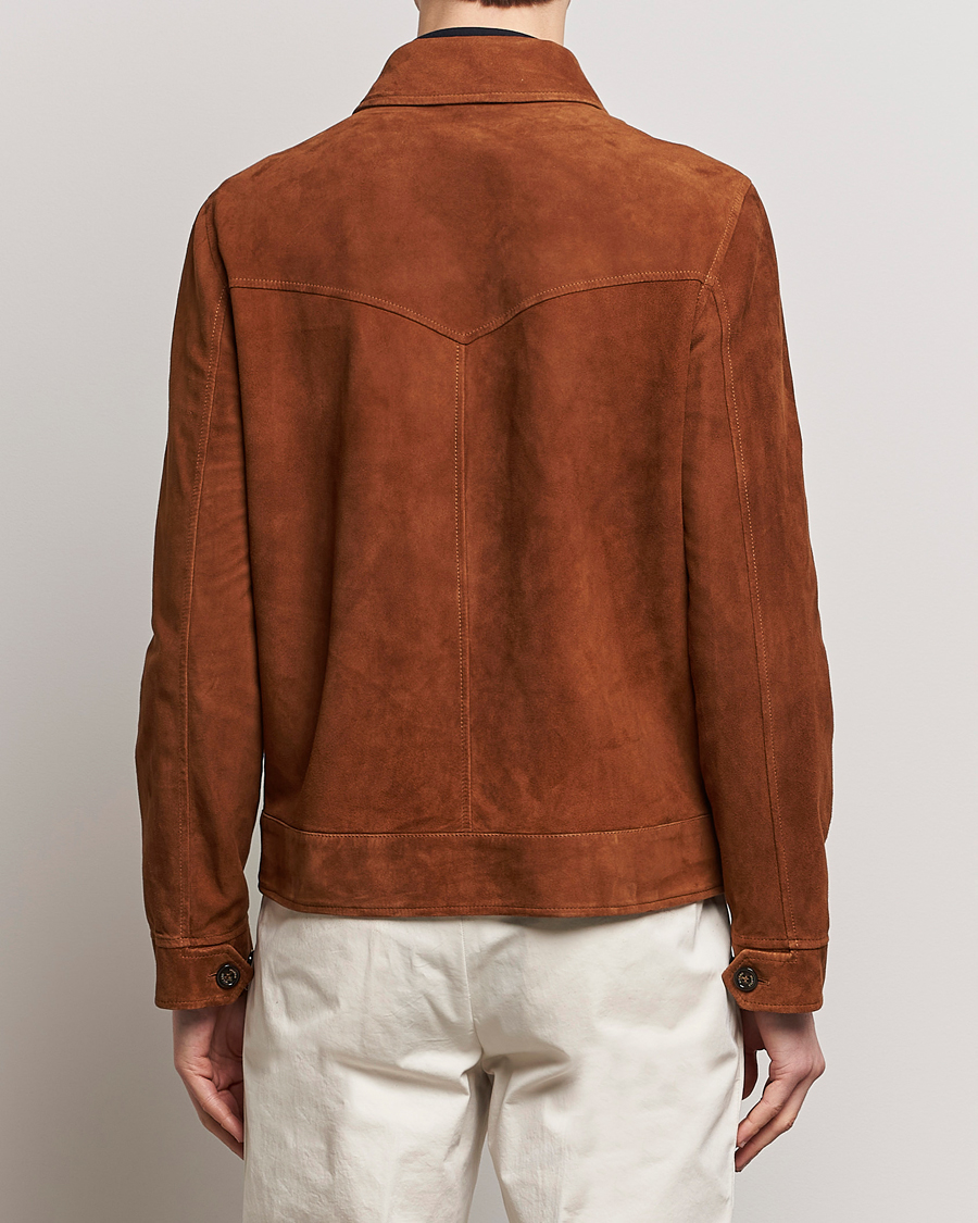 Hombres | Abrigos y chaquetas | Valstar | Suede Zip Bomber Jacket Sandal