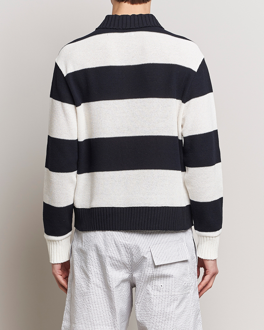 Hombres | Jerséis y prendas de punto | Thom Browne | Long Sleeve Rugby White/Navy