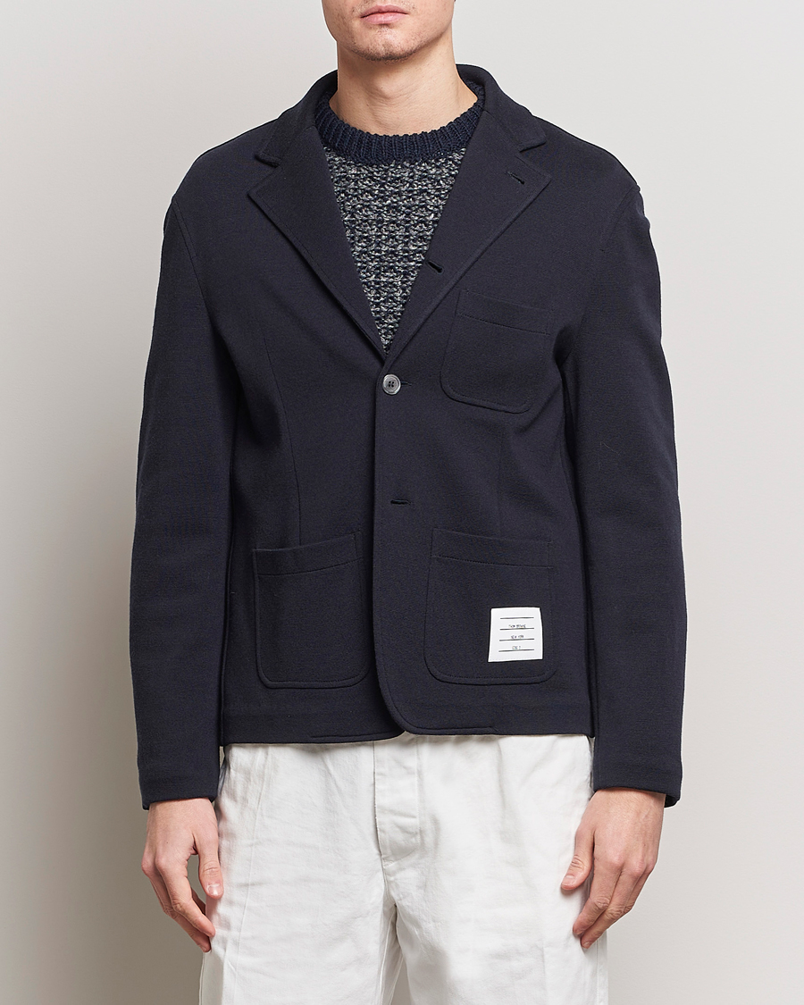 Hombres | Blazers de lana | Thom Browne | Wool Sport Coat Navy