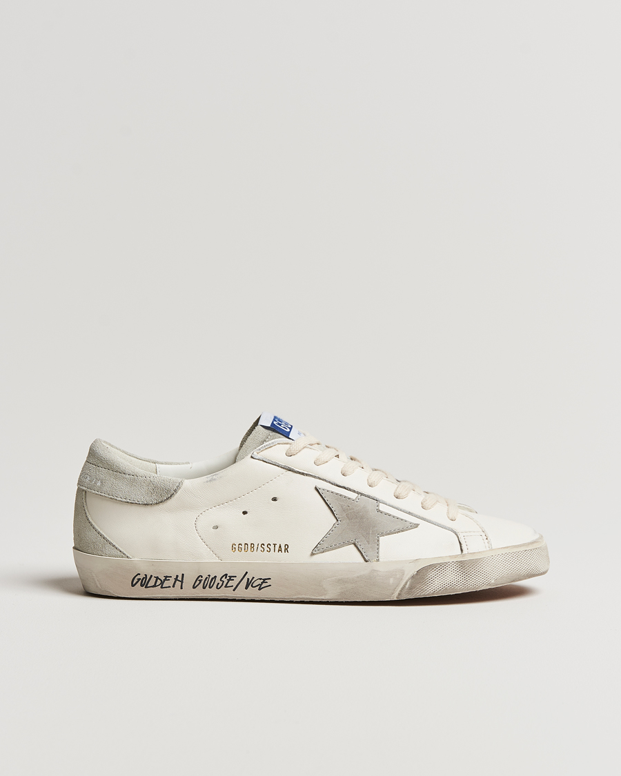 Hombres | Golden Goose Deluxe Brand Super-Star Sneaker White/Ice | Golden Goose | Deluxe Brand Super-Star Sneaker White/Ice