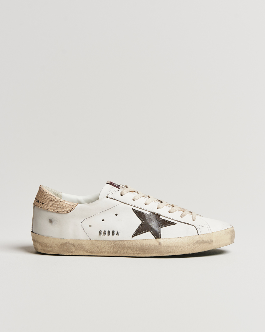 Hombres | Golden Goose Deluxe Brand Super-Star Sneaker White/Brown | Golden Goose | Deluxe Brand Super-Star Sneaker White/Brown
